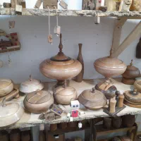 گالری چوب شهرزاد منبت و مجسمه‌های چوبی خاص دست