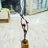 مجسمه غزال چوبی|مجسمه، تندیس، ماکت|گنبد کاووس, |دیوار