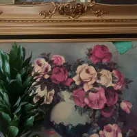 قاب چوبی معرق کاری