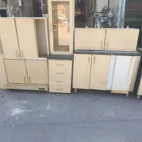 کابینت ام دی اف با هود و آبچکان و سینک