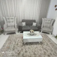 مبل ۷ نفره راحتی مدل چستر+میز تی وی