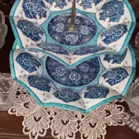 ظرف پذیرایی عتیقه مسی
