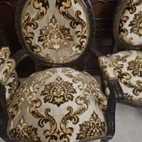 سرویس مبل و میز ناهار خوری استیل|مبلمان خانگی و میز عسلی|تهران, ونک|دیوار