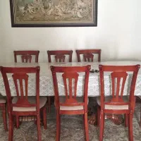 میز غذا خوری چوب راش