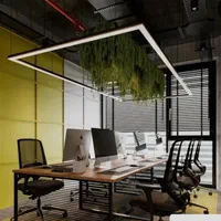 لوستر سقفی مستطیل سایز 3در 1.5 متری کد 00378