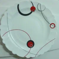ست بشقاب پلو خوری  ۵ عددی  چینی