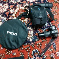 تمیزترین دوربین عکاسی کانن 80D Canon + لنز و غیره