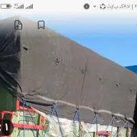 چادور ماشین سنکین دو عدد تک جفت