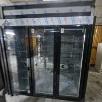 یخچال ۳ درب ایستاده پشت بسته،دوطرف نما/