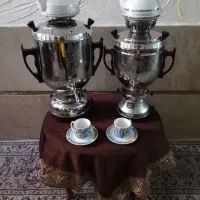 سماور گازی 5 و 10 لیتری جنس بدنه ازبرنج ضخیم محکم