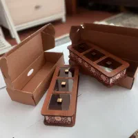 جعبه پذیرایی چوبی نو و آکبند مناسب آجیل و شکلات