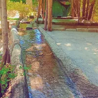 باغ تفریحی بکر و زیبا در روستای زیبای دلخان