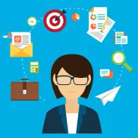 خانم بازاریاب تلفنی در حوزه فروش کالا و خدمات
