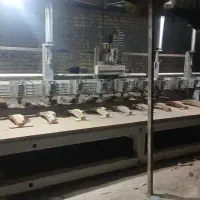 دستگاه سی ان سی تخت ده کله تمیز