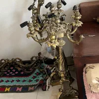 آیینه شمعدان قدیمی