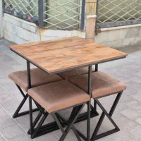 میز و صندلی فست فود و کافی شاپ مدل کمجا فلزی