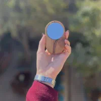 اینه دستی چوبی