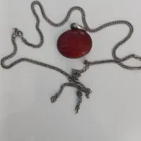 انگشتر نقره و گردنی
