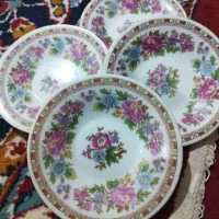 نعلبکی گل ترمه قدیمی