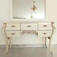 آینه دراور چوبی