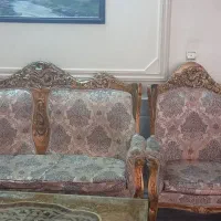 مبلمان 9 نفره چوب راش