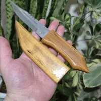 چاقوی دست ساز اکبر زنجان چوبی کلکسیونی عتیقه