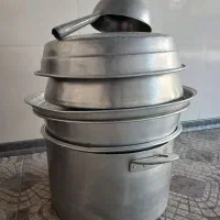 دیگ آبکش سینی چدن روحی
