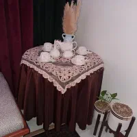 رومیزی ساتن و کاردست