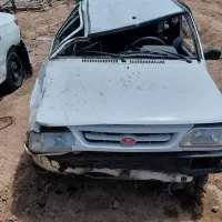 پراید ۸۸ تصادف کرده