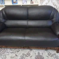 مبلمان هفت نفره چرم ترک