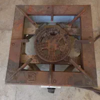 اجاق گاز شعله سنگی تمیز