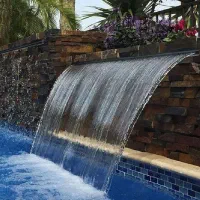 تولید ابنما/کرتین شیشه ای&پرده آب/بارانی کد558