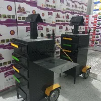 تنور پخت بلال پز سیب زمینی کبابی تنوری کمپیر گازی