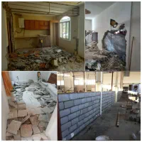 تعمیرات تخریب بنای تمام کارهای ساختمان درخدمتم