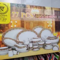 سرویس 77 پارچه ( 12 نفره ) چینی دست ساز ایتالیایی