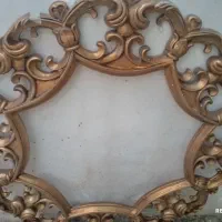 قاب آینه چوبی