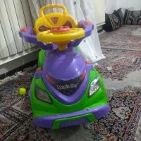 ماشین دسته دار چهار چرخ کودک