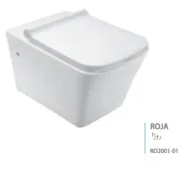 والهنگ چینی مینا سفید مدل روژا