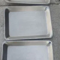 وسایل فست فود سینی گود سایز 5 سه تا در حد نو