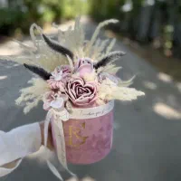 باکس شمع گل