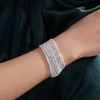 دستبند دور نگین کشی