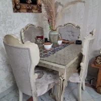 میز نهار خوری 4 نفره استیل