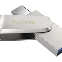 فلش سن دیسک Ultra Dual Drive Luxe ظرفیت 64 گیگ