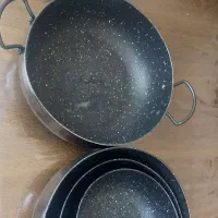 ۴ ماهی تابه با یک بشقاب روحی