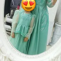 لباس مزون دوز ست مادر دختر. سنگ و ساتن آمریکایی|لباس|رشت, نامجو|دیوار