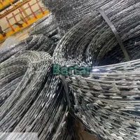 فروش و نصب سیمخاردار خطی و حلقوی تبری و سوزنی/کرج/