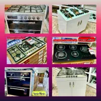 گاز طرح فر و رومیزی هود توکار سینک گرانیتی B7621