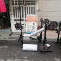 باشگاه کامل خانگی دستگاه بدنسازی ۵۹کاره وزنه دمبل