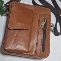 کیف دوشی چرم طبیعی دستدوز