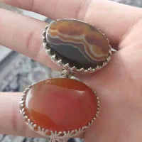 انگشتر سلیمانی افریقا ۱۹ گرم و ۱۸ گرم